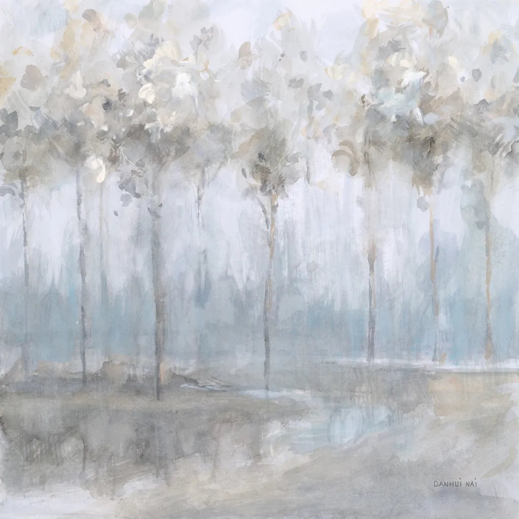 Subtle Woodland by Danhui Nai. SKU 83492a. Archival Giclee Fine art print for wall decor.