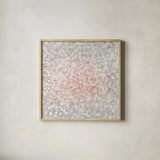 Subtlety Crop by Danhui Nai. Shown in a natural wood glass frame for a timeless modern aesthetic. Available as an archival giclee rolled canvas, fine art paper, or poster print. SKU 39369a.
