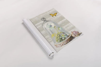 Succulent Garden II Crop by Danhui Nai. shown as a rolled paper print. Available as archival giclee rolled canvas, fine art paper, or poster print. SKU 30466h.