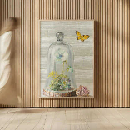 Succulent Garden II Crop by Danhui Nai. shown as over sized large wall art. Available as an archival giclee rolled canvas, fine art paper, or poster print. SKU 30466h.