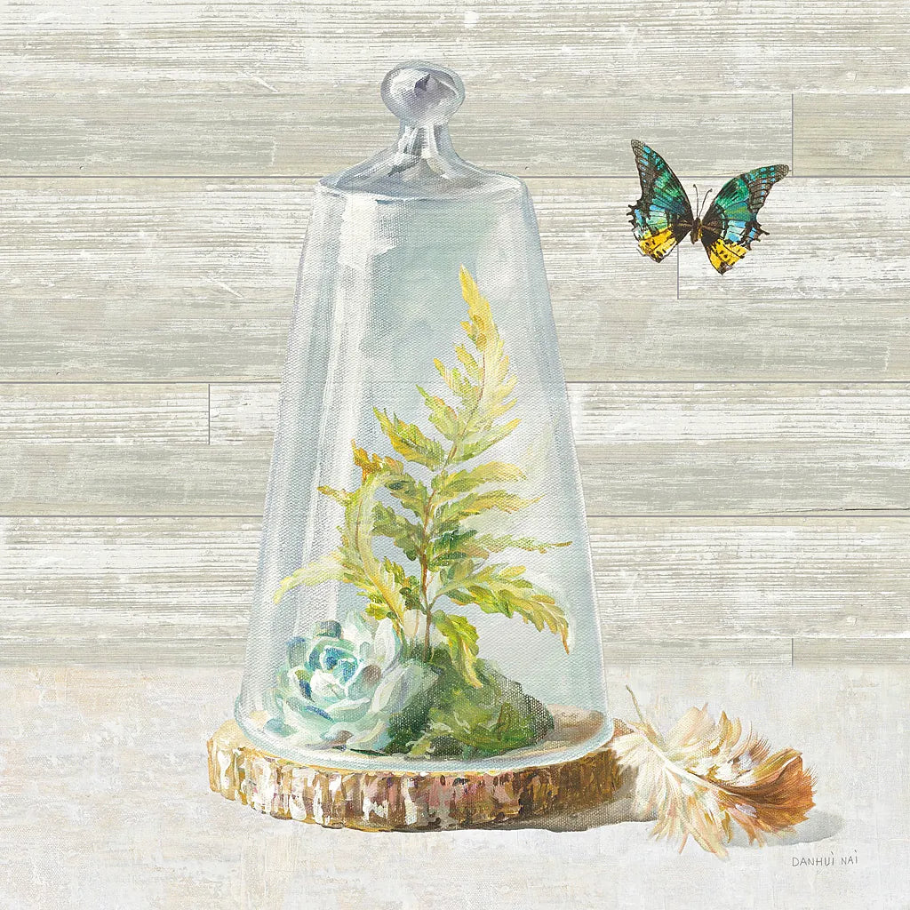 Succulent Garden IV by Danhui Nai. SKU 24521a. Archival Giclee Fine art print for wall decor.