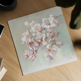 Sugar Magnolia by Danhui Nai. Shown as a detailed flat fine art print, highlighting archival giclee quality. Available as an archival giclee rolled canvas, fine art paper, or poster print. SKU 70572a.