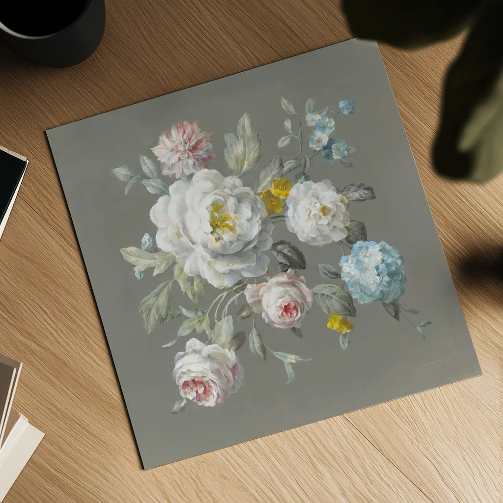 Summer Beauties by Danhui Nai. Shown as a detailed flat fine art print, highlighting archival giclee quality. Available as an archival giclee rolled canvas, fine art paper, or poster print. SKU 62231a.