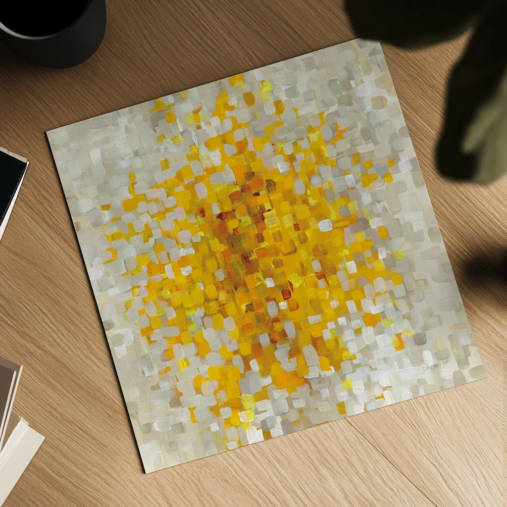 Summer Blocks by Danhui Nai. Shown as a detailed flat fine art print, highlighting archival giclee quality. Available as an archival giclee rolled canvas, fine art paper, or poster print. SKU 34627a.