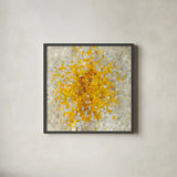 Summer Blocks by Danhui Nai. Shown in a sleek black glass frame for a contemporary gallery look. Available as an archival giclee rolled canvas, fine art paper, or poster print. SKU 34627a.