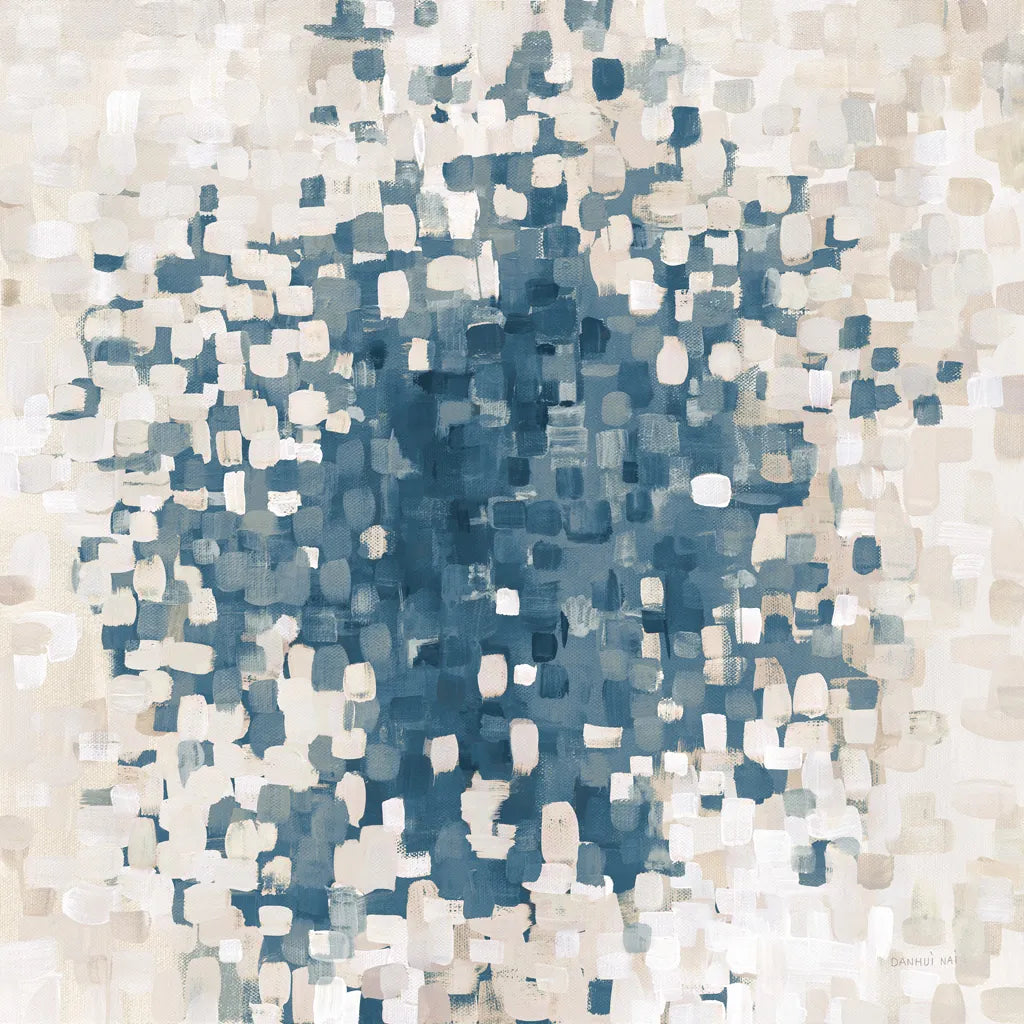 Summer Blocks Blue Sand by Danhui Nai. SKU 56962a. Archival Giclee Fine art print for wall decor.