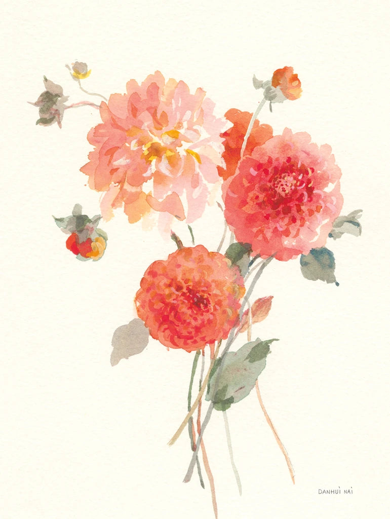 Summer Dahlias II by Danhui Nai