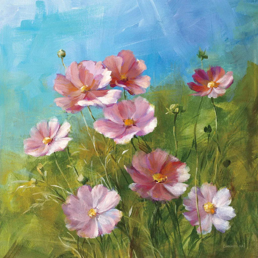 Summer Field III by Danhui Nai. SKU 6576a. Archival Giclee Fine art print for wall decor.