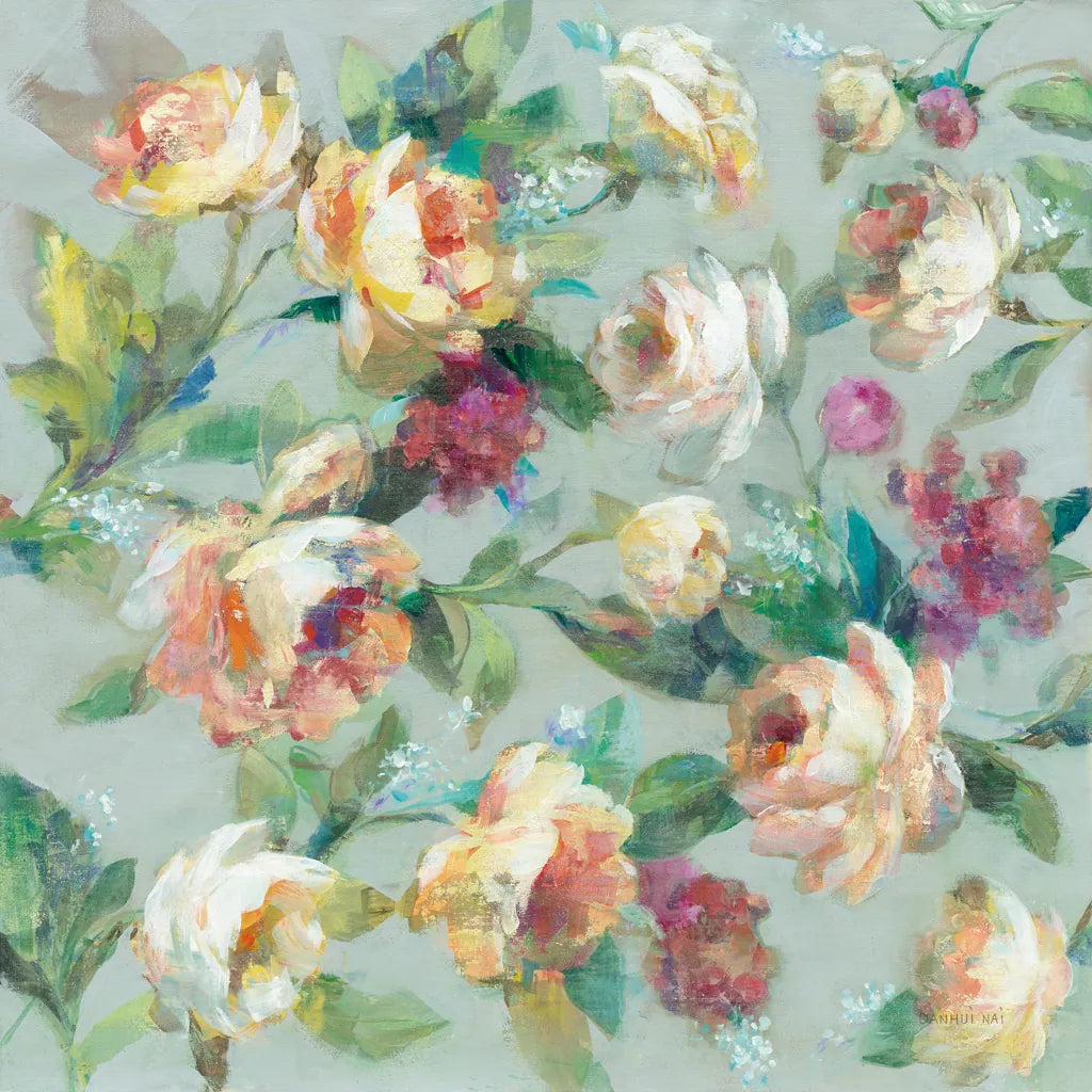 Summer Garden by Danhui Nai. SKU 52362a. Archival Giclee Fine art print for wall decor.