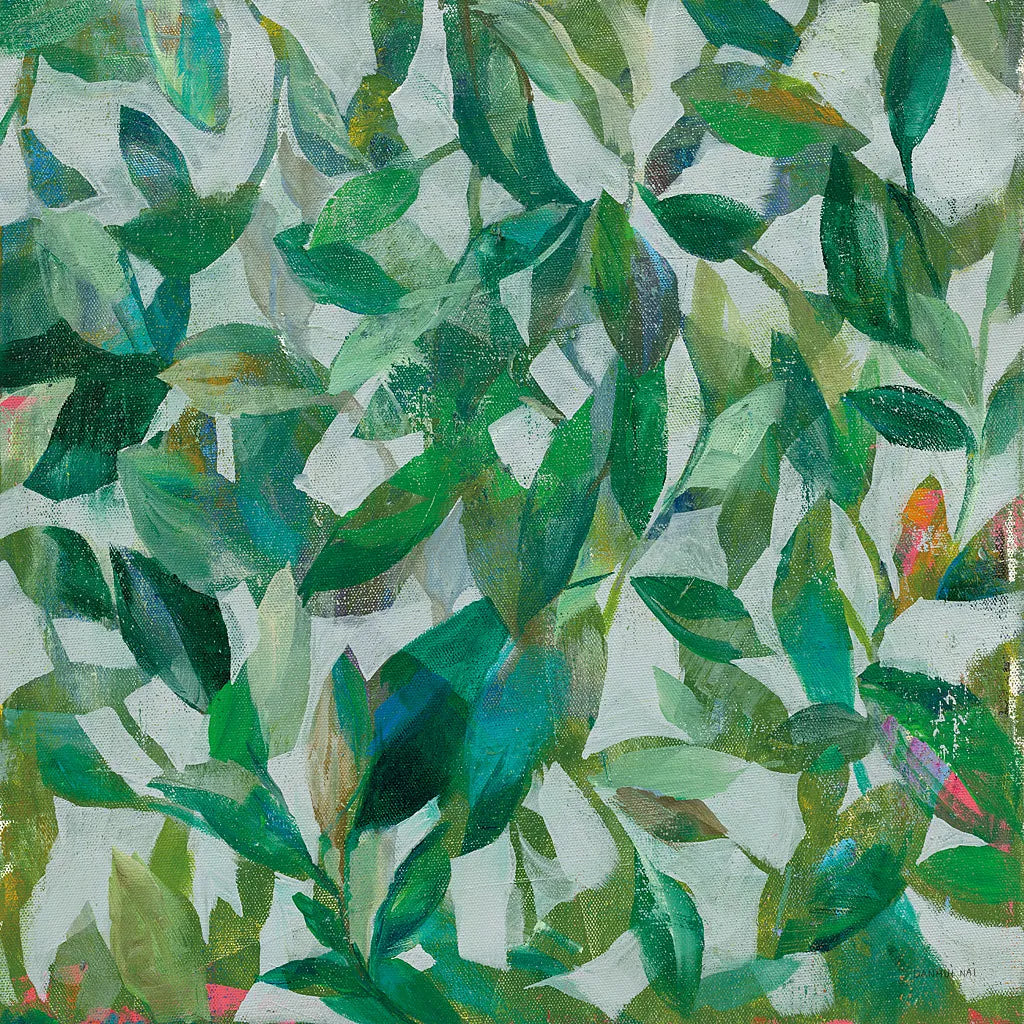 Summer Garden Greenery I by Danhui Nai. SKU 52748a. Archival Giclee Fine art print for wall decor.