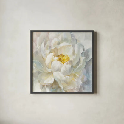 Summer Joy I by Danhui Nai. Shown in a sleek black glass frame for a contemporary gallery look. Available as an archival giclee rolled canvas, fine art paper, or poster print. SKU 50144a.