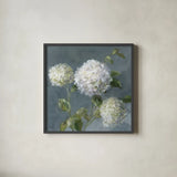Summer Simplicity by Danhui Nai. Shown in a sleek black glass frame for a contemporary gallery look. Available as an archival giclee rolled canvas, fine art paper, or poster print. SKU 92541a.