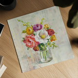 Summer Treasures I by Danhui Nai. Shown as a detailed flat fine art print, highlighting archival giclee quality. Available as an archival giclee rolled canvas, fine art paper, or poster print. SKU 20715a.