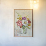 Summer Treasures I Crop by Danhui Nai. shown as a paper print in a natural frame. Available as a archival giclee rolled canvas, fine art paper, or poster print. SKU 20715h.