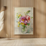 Summer Treasures II Crop by Danhui Nai. shown as over sized large wall art. Available as an archival giclee rolled canvas, fine art paper, or poster print. SKU 20716h.