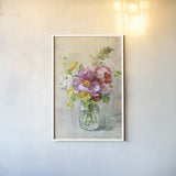 Summer Treasures II Crop by Danhui Nai. shown as a paper print in a white frame. Available as a archival giclee rolled canvas, fine art paper, or poster print. SKU 20716h.