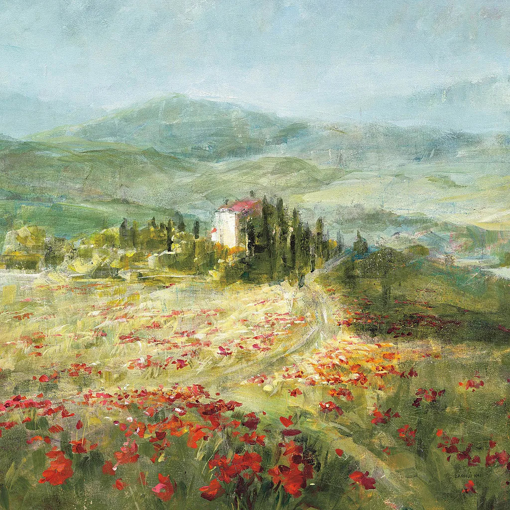 Summer in Provence by Danhui Nai. SKU 17804a. Archival Giclee Fine art print for wall decor.