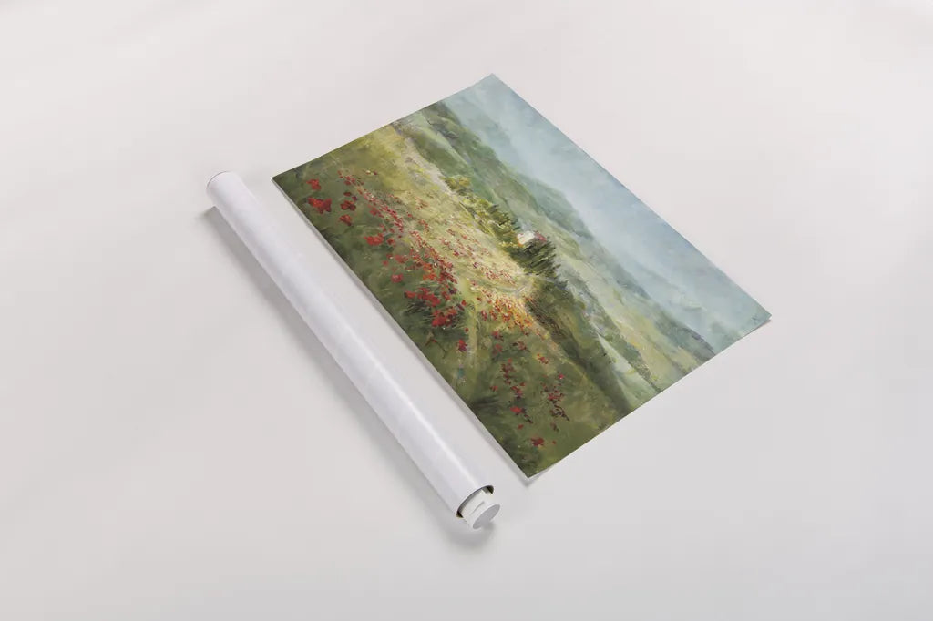 Summer in Provence by Danhui Nai. shown as a rolled paper print. Available as archival giclee rolled canvas, fine art paper, or poster print. SKU 17804i.