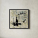 Summer in the City by Danhui Nai. Shown in a sleek black glass frame for a contemporary gallery look. Available as an archival giclee rolled canvas, fine art paper, or poster print. SKU 102474a.