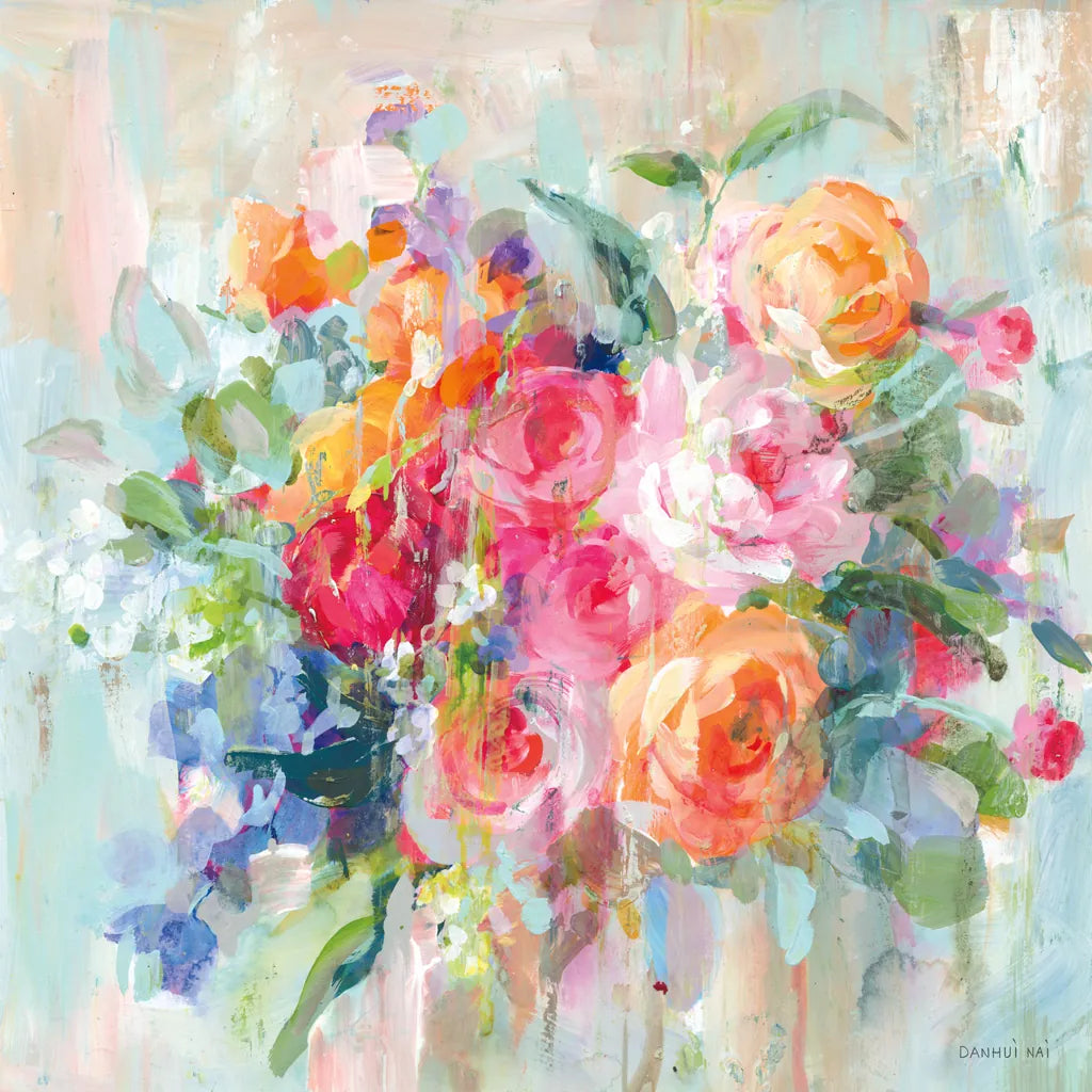 Sun Drenched Bouquet by Danhui Nai. SKU 79148a. Archival Giclee Fine art print for wall decor.