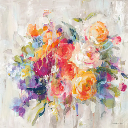 Sun Drenched Bouquet Autumn by Danhui Nai. SKU 81937a. Archival Giclee Fine art print for wall decor.