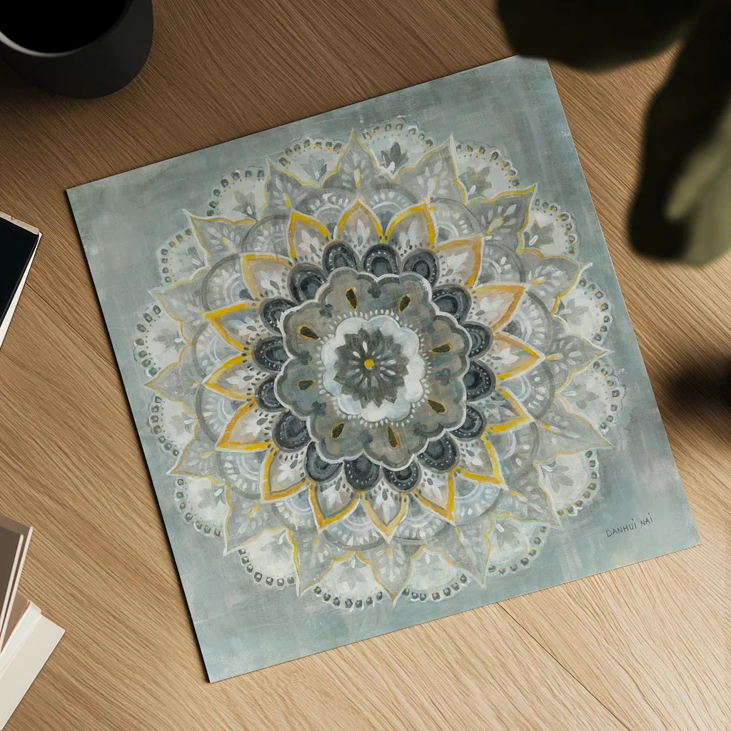 Sunburst by Danhui Nai. Shown as a detailed flat fine art print, highlighting archival giclee quality. Available as an archival giclee rolled canvas, fine art paper, or poster print. SKU 42122a.