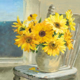 Sunflowers by the Sea Crop Light by Danhui Nai. SKU 71681a. Archival Giclee Fine art print for wall decor.