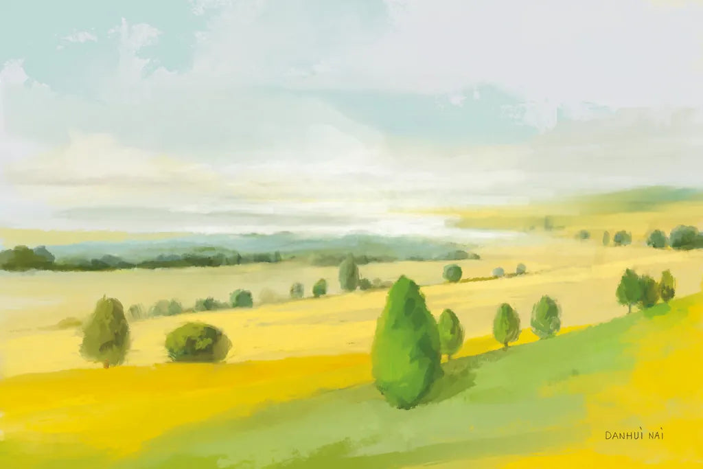 Sunlit Meadow by Danhui Nai. SKU 100601i. Archival Giclee Fine art print for wall decor.