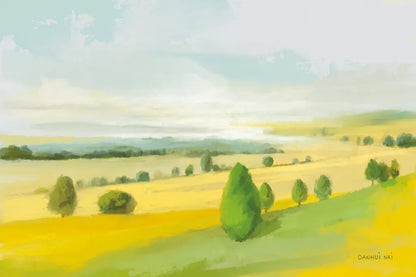 Sunlit Meadow by Danhui Nai. SKU 100601i. Archival Giclee Fine art print for wall decor.