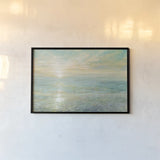 Sunrise by Danhui Nai. shown as a paper print in a black flame. Available as a archival giclee rolled canvas, fine art paper, or poster print. SKU 18930i.