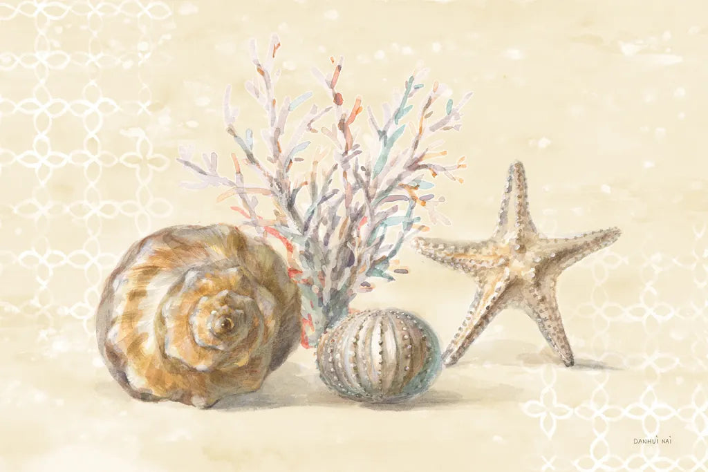 Sunrise Beach I by Danhui Nai. SKU 84445i. Archival Giclee Fine art print for wall decor.