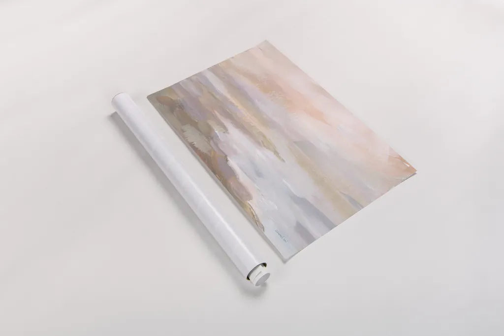 Sunrise Coast by Danhui Nai. shown as a rolled paper print. Available as archival giclee rolled canvas, fine art paper, or poster print. SKU 70643i.