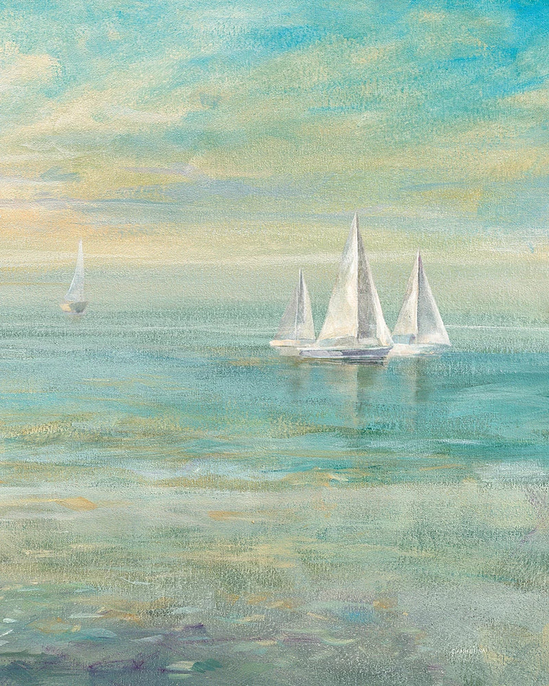 Sunrise Sailboats II by Danhui Nai