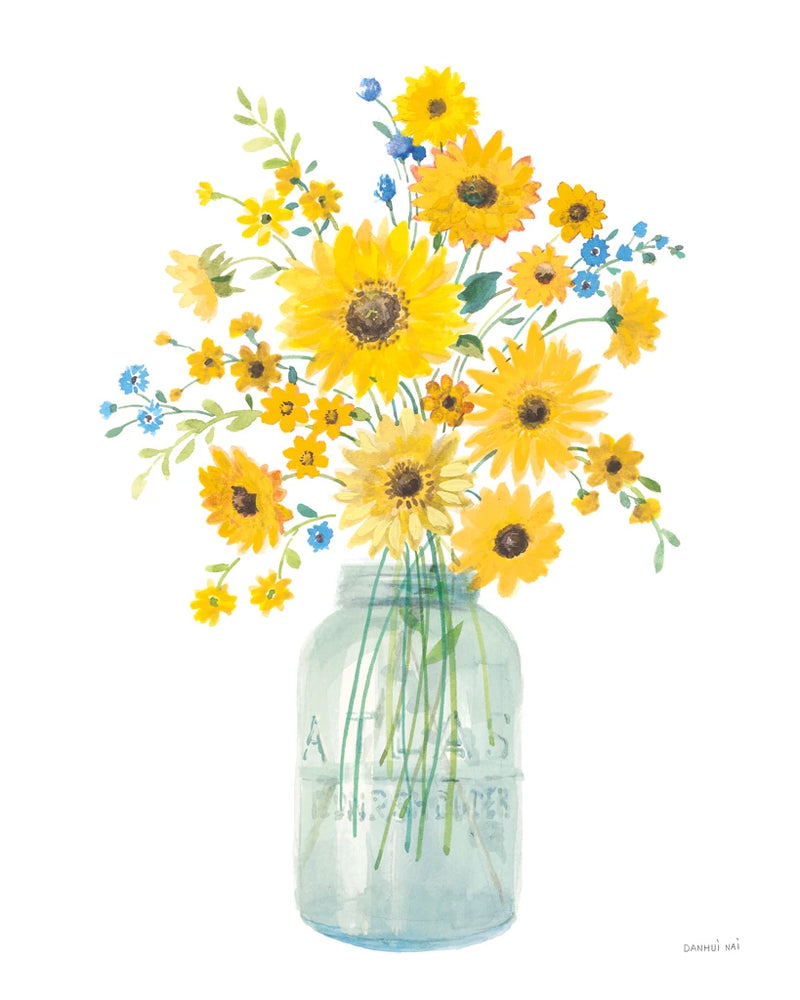 Sunshine Bouquet I Light in Jar by Danhui Nai