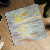 Sunup on the Sea by Danhui Nai. Shown as a detailed flat fine art print, highlighting archival giclee quality. Available as an archival giclee rolled canvas, fine art paper, or poster print. SKU 69228a.