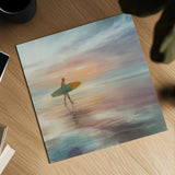 Surfside by Danhui Nai. Shown as a detailed flat fine art print, highlighting archival giclee quality. Available as an archival giclee rolled canvas, fine art paper, or poster print. SKU 54625a.