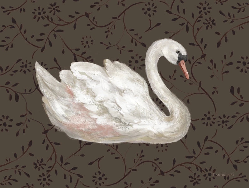 Swan Pair White by Danhui Nai