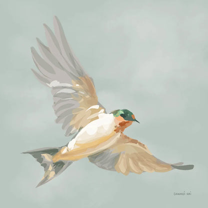 Swifts II by Danhui Nai. SKU 84800a. Archival Giclee Fine art print for wall decor.