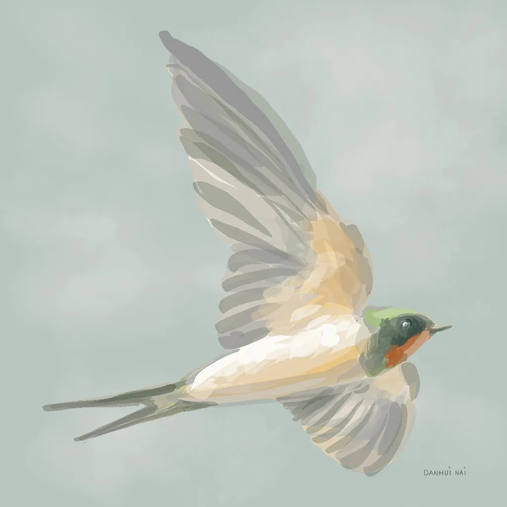 Swifts III by Danhui Nai. SKU 84801a. Archival Giclee Fine art print for wall decor.