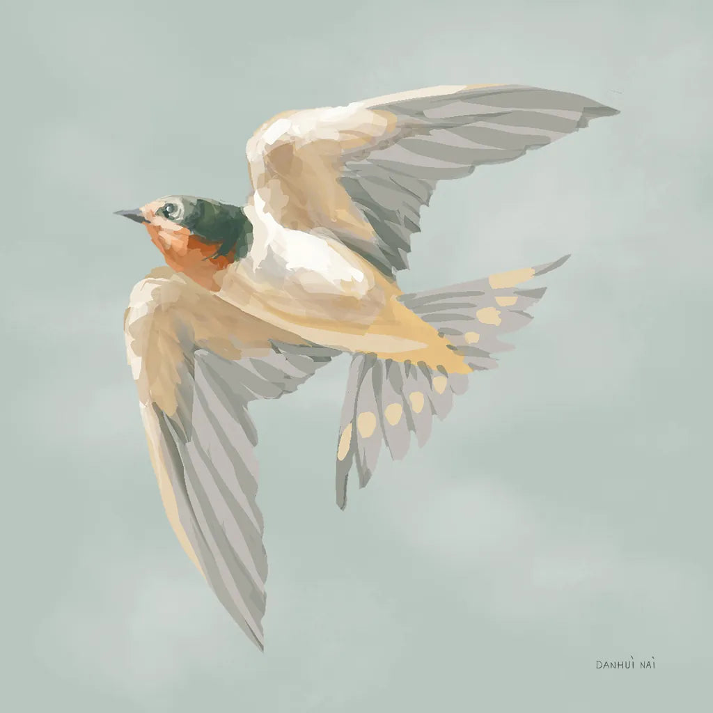 Swifts V by Danhui Nai. SKU 84803a. Archival Giclee Fine art print for wall decor.