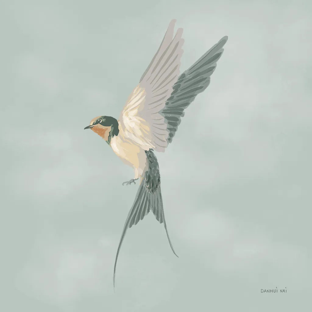 Swifts VI by Danhui Nai. SKU 84804a. Archival Giclee Fine art print for wall decor.