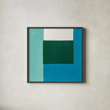 Tapestry by Danhui Nai. Shown in a sleek black glass frame for a contemporary gallery look. Available as an archival giclee rolled canvas, fine art paper, or poster print. SKU 85838a.