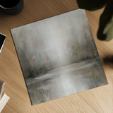 Taupe Horizon by Danhui Nai. Shown as a detailed flat fine art print, highlighting archival giclee quality. Available as an archival giclee rolled canvas, fine art paper, or poster print. SKU 102368a.