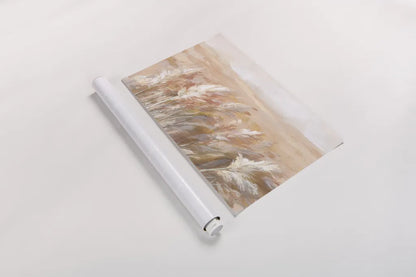 Terracotta Prairie Grasses by Danhui Nai. shown as a rolled paper print. Available as archival giclee rolled canvas, fine art paper, or poster print. SKU 72038i.