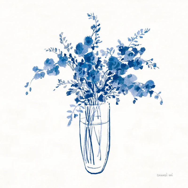 Textured Garden Cuttings I by Danhui Nai. SKU 77426a. Archival Giclee Fine art print for wall decor.