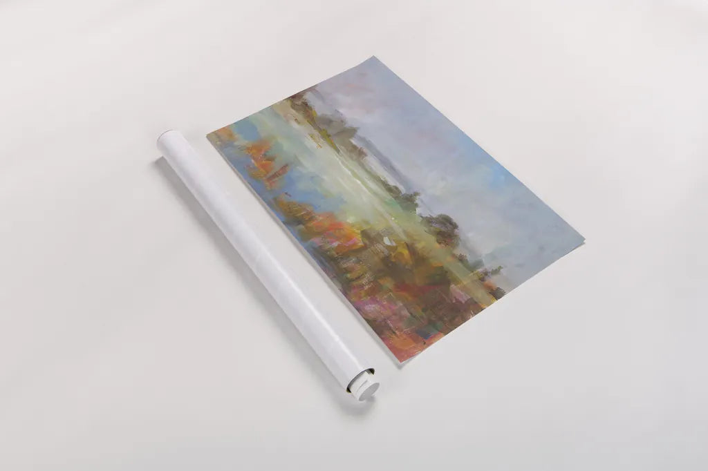 The  Long View by Danhui Nai. shown as a rolled paper print. Available as archival giclee rolled canvas, fine art paper, or poster print. SKU 68234i.