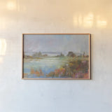 The  Long View by Danhui Nai. shown as a paper print in a natural frame. Available as a archival giclee rolled canvas, fine art paper, or poster print. SKU 68234i.