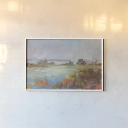 The  Long View by Danhui Nai. shown as a paper print in a white frame. Available as a archival giclee rolled canvas, fine art paper, or poster print. SKU 68234i.