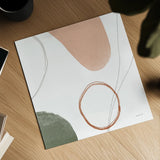 Threads of Motion II Warm Crop by Danhui Nai. Shown as a detailed flat fine art print, highlighting archival giclee quality. Available as an archival giclee rolled canvas, fine art paper, or poster print. SKU 68842a.