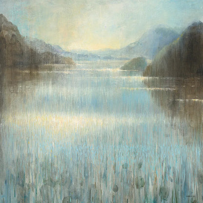 Through the Mist Square by Danhui Nai. SKU 28649a. Archival Giclee Fine art print for wall decor.